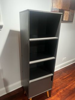 Century Modern 4-Tier Shelf Unit