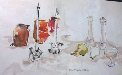 Millicent tomkins original painting framed signed