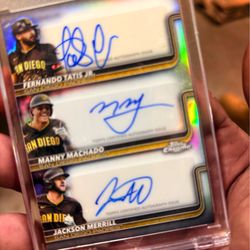 Topps Chrome 2025 Tri Auto