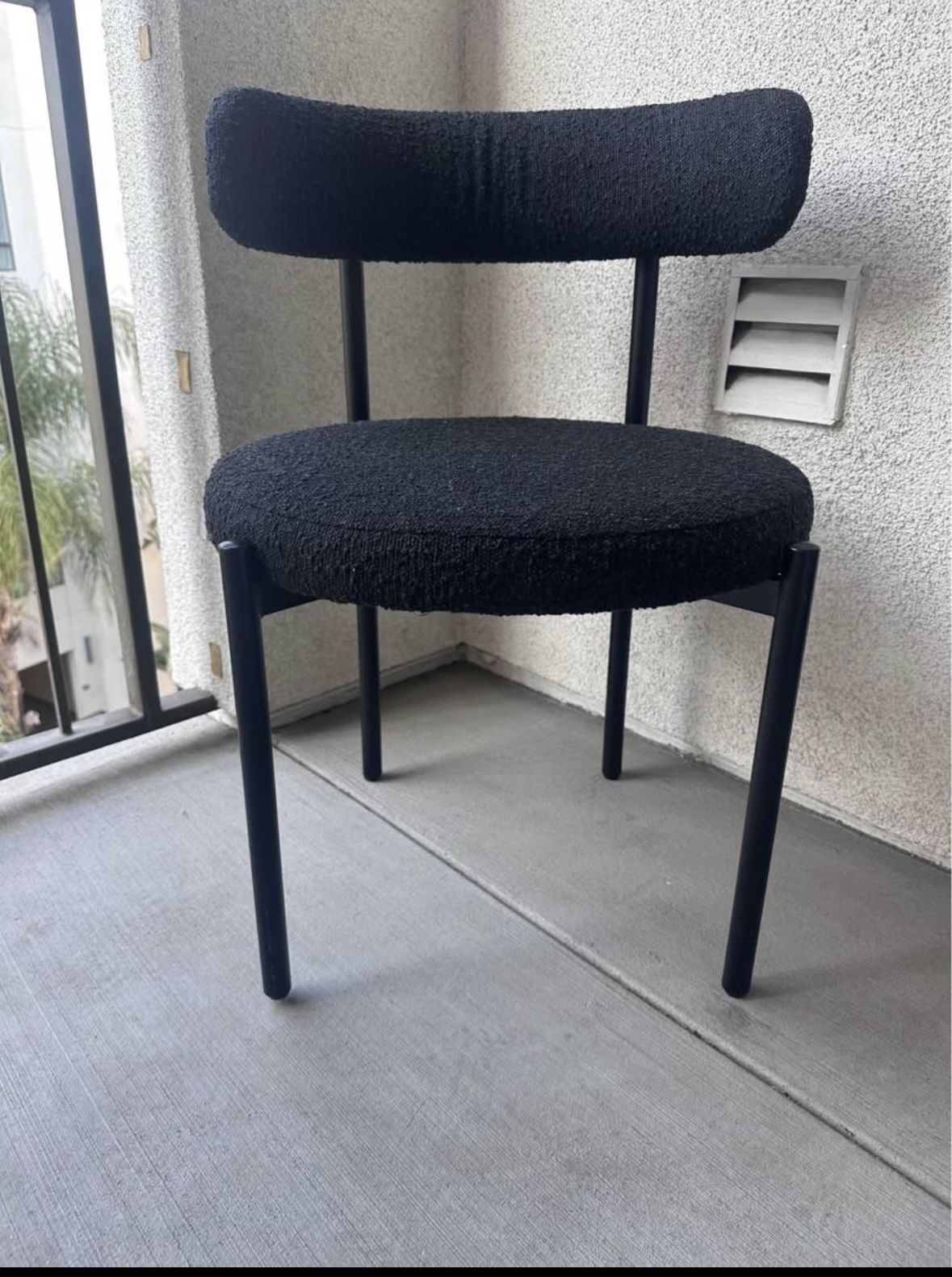 Dairy Grey Boucle Chair