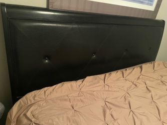 Bed frame and tall dresser