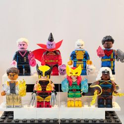 X-Men '97 Show Marvel Heroes 8pc LEGO Compatible