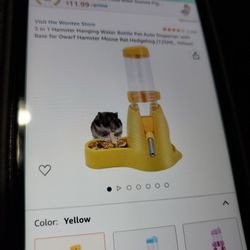 Hamster Hanging Water Bottle 