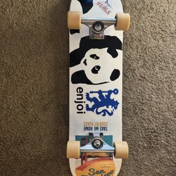 Enjoi Custom Complete Skateboard (Independent trucks, Super Juice Cruiser wheels,  Bones Big Balls bearings)