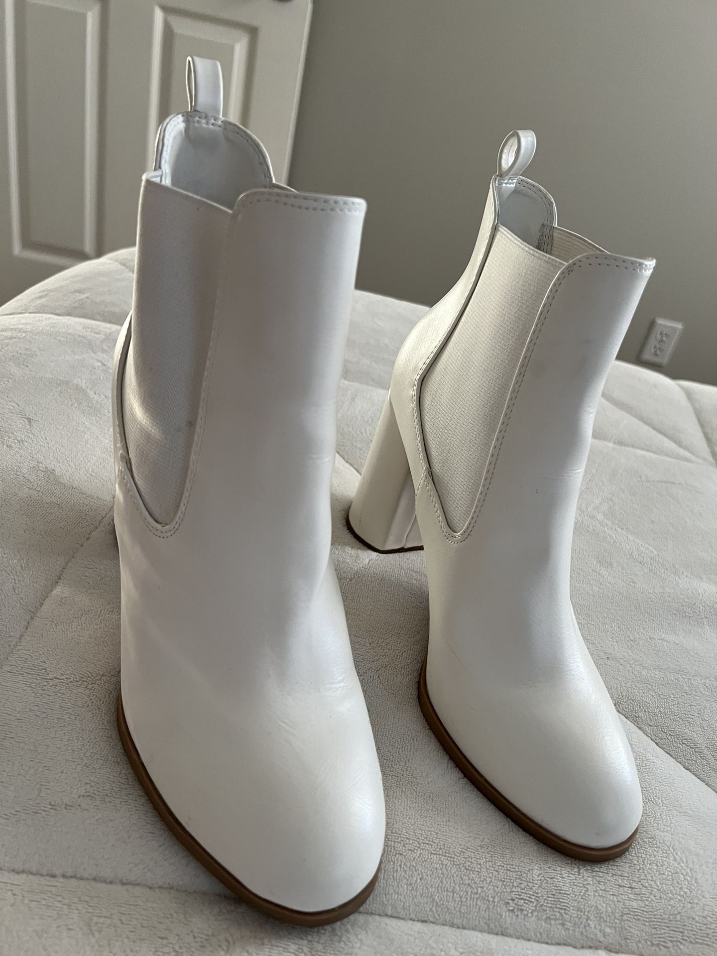 white boot