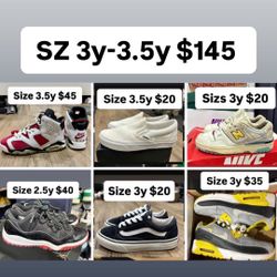 Jordan’s Nikes More Size 2y 3y 
