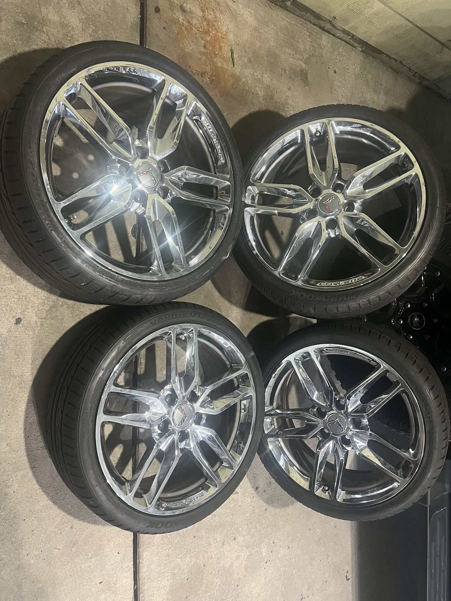 Chevy Corvette C7 Wheels Rines Yantas Rims
