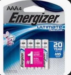 AAA Energizer Lithium Ion