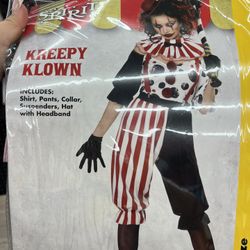 CLOWN COSTUME WOMAN XL