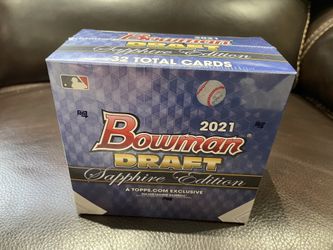 2021 Bowman Draft Sapphire Edition Hobby Box ~ Factory Sealed