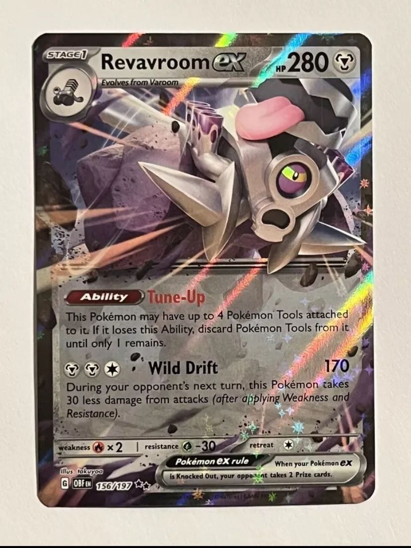 Revavroom ex - 156/197 - Obsidian Flames - Pokemon TCG Mint