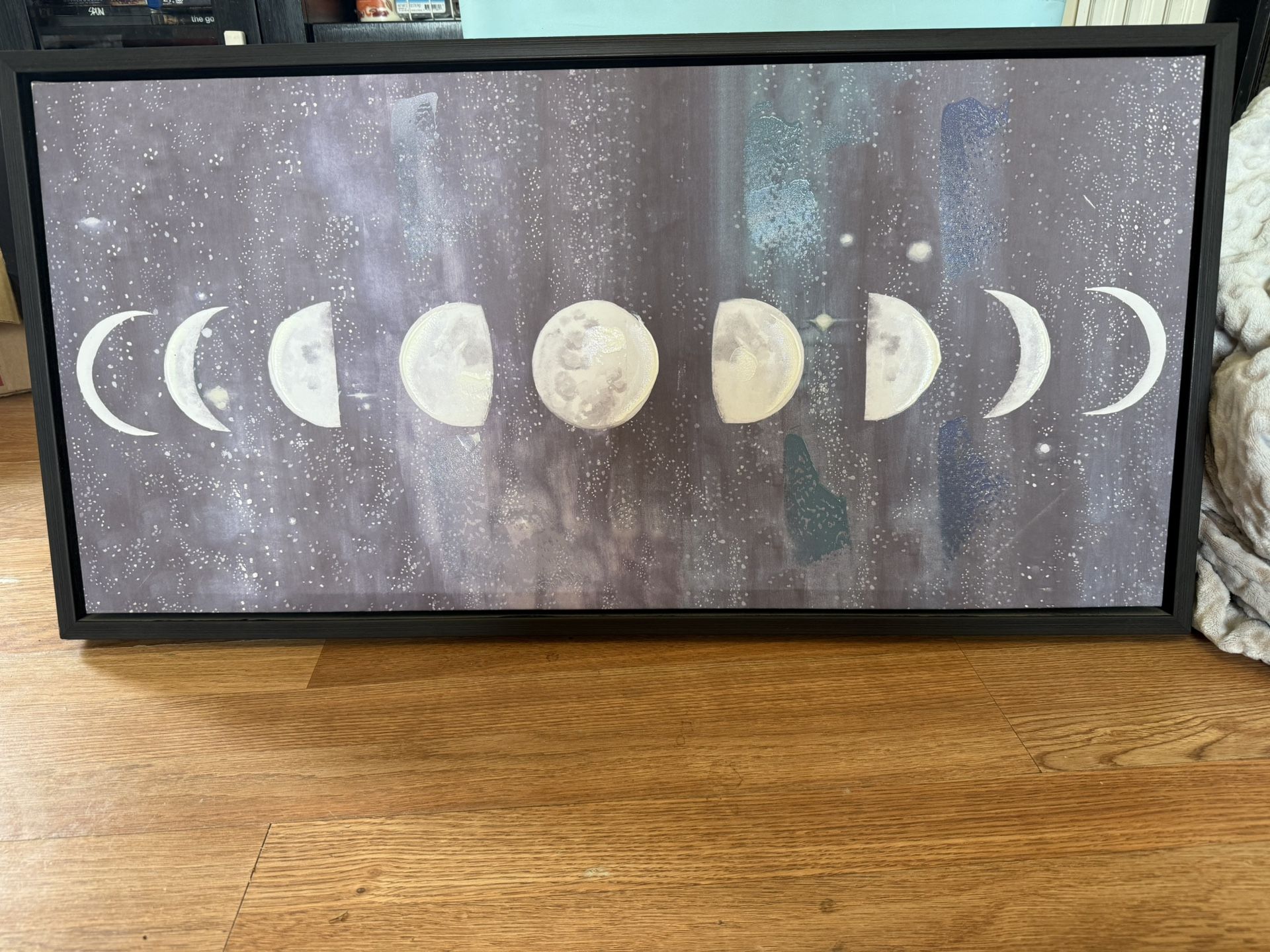 Moon Phase Canvas With Frame