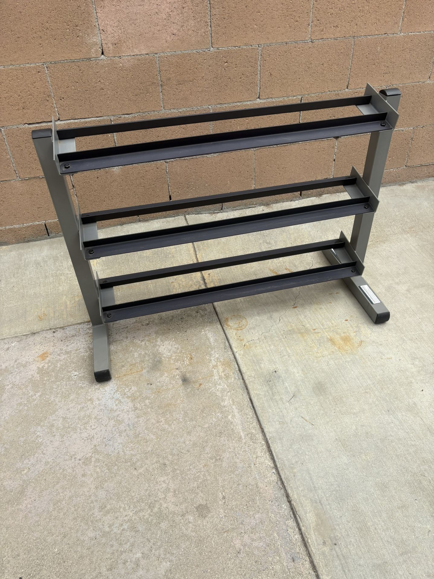 Medium Size Body Solid Dumbbells Rack In Good Condition See Pictures For Dimension