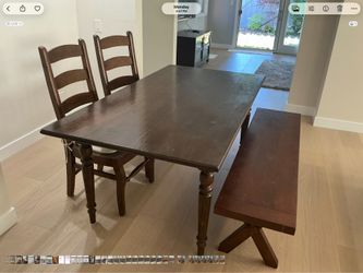 Pottery barn dining set