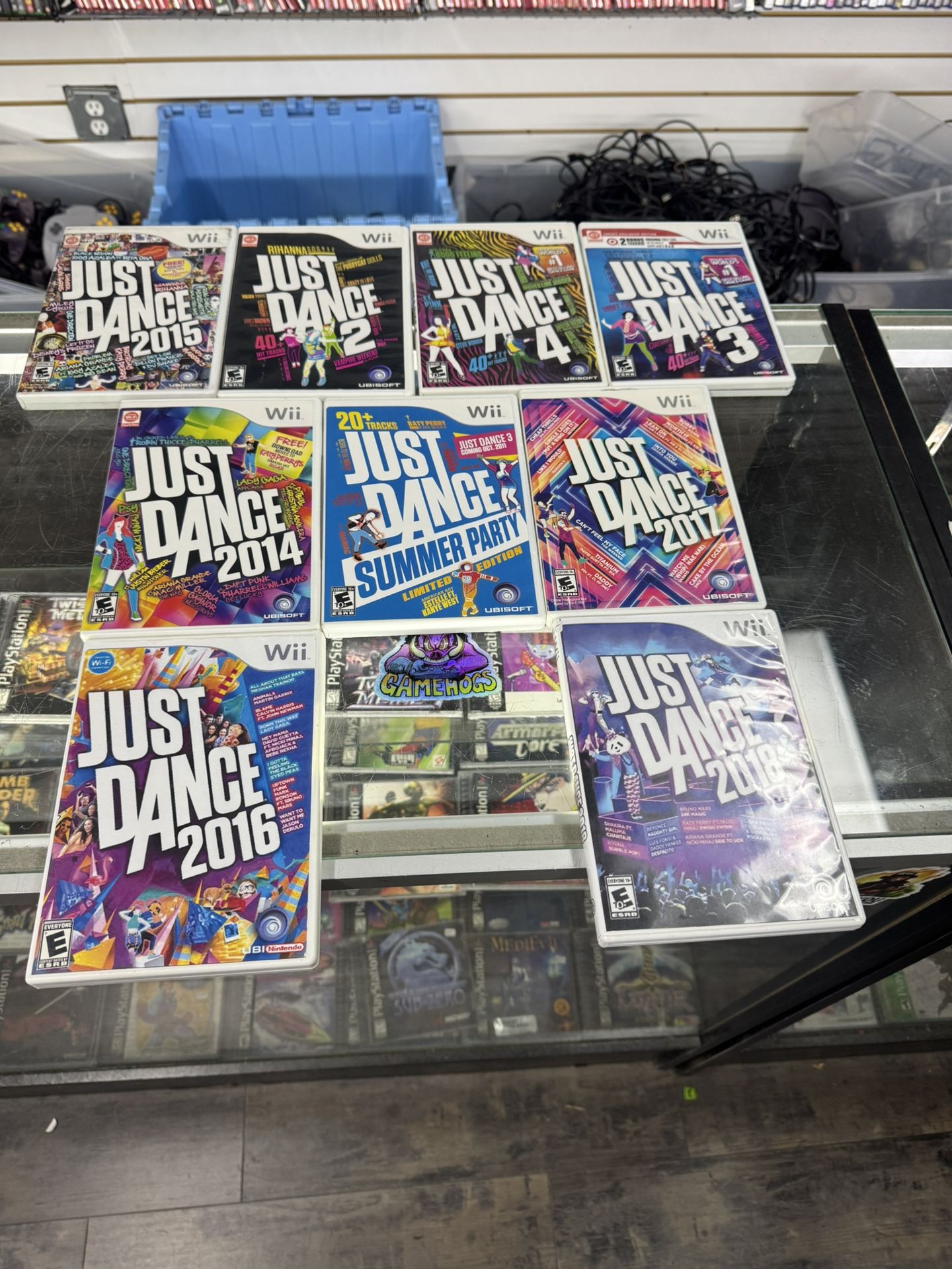 Just Dance Games $15-$20 Each Gamehogs 11am-7pm