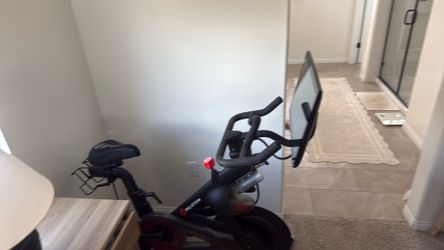 Peloton, shoes, Matt, and stretch kit