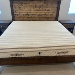 🛏️ CALIFORNIA KING organic Hybrid Latex Mattress - Like New 