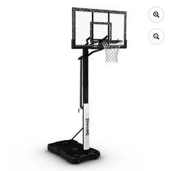 ON FLASH SALE 🔥🔥🔥‼️‼️‼️ Spalding 60 inch Acrylic Screw Jack Portable Basketball Hoop System