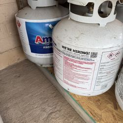 2 Empty Propane Tank
