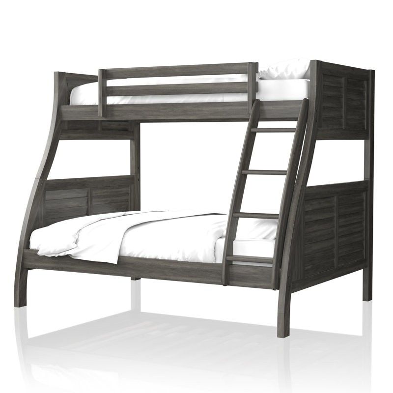 Bunk Bed -Twin Over Full - Antique Gray!