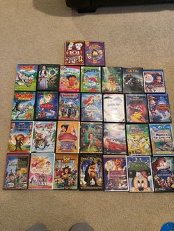 28 Kids & Family DVD Lot – Disney, Pixar, Classics – Original Cases