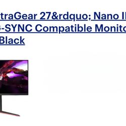 LG UltraGear Nano IPS 165hrz Monitor 
