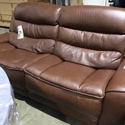 Leather Power Sofa 