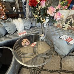 Brand New Round Glass Coffee Table 