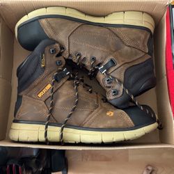 Wolverine Work Boot /CT/EH/SR -brown Size 9