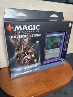 Magic: The Gathering Warhammer 40,000 Necron Dynasties Commander Deck  - FACTORY SEALED BRAND NEW