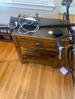 Two wooden dressers