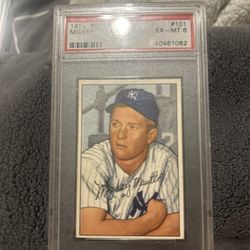 mickey mantle bowman 1952
