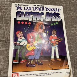You Can Teach Yourself Electric Bass Book - By Mel Bay Publications 