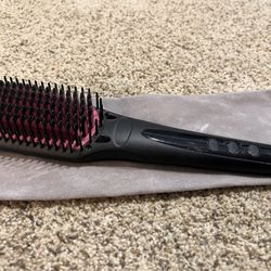 Hair Brush And Iron Straightener Set