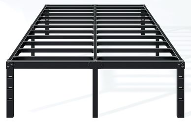 NEW Hafenpo Queen Metal Platform Bed Frame – 14” Tall