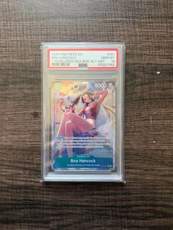 2025 One Piece EN Boa Hancock #051 7 Warlords BDR Alternate Art PSA 10 Gem Mint