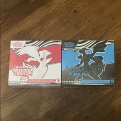 Pokemon Scarlet & Violet White Flare and Black Bolt ETBs *New & Sealed*