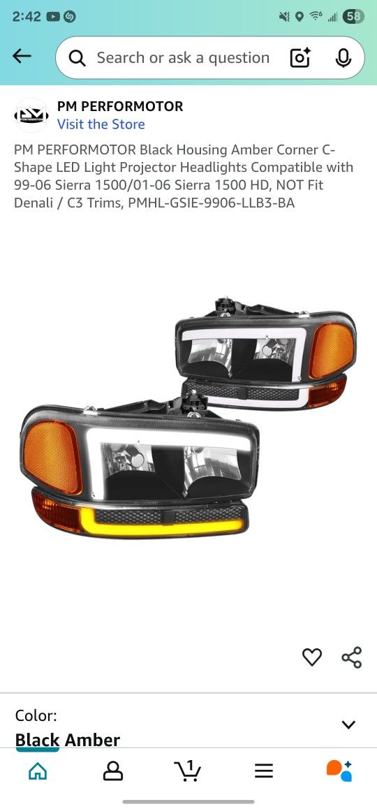 Gmc Sierra Headlights