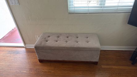 Cloth Bench with Storage