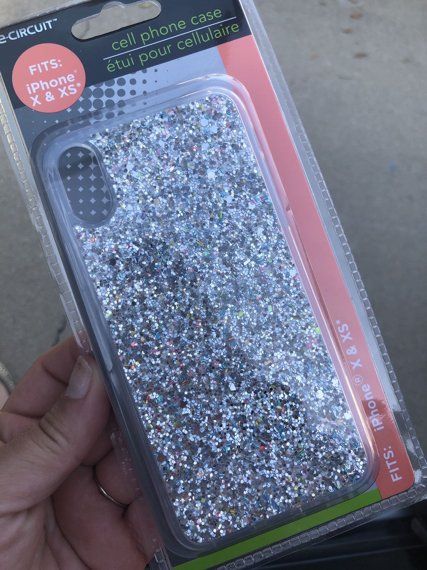 iPhone X & Xs glitter phone case