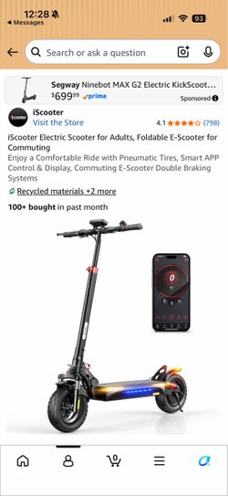 Electric scooter parts
