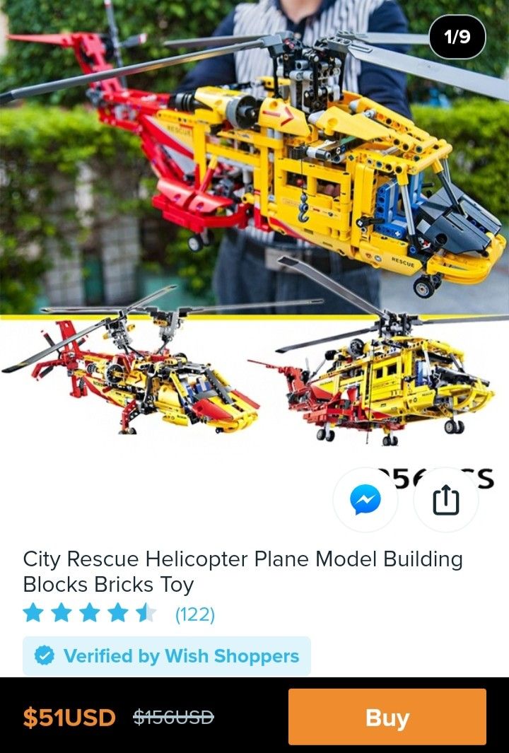 City Helicopter, Lego Technics