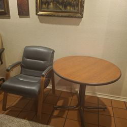 I Have A Table  and a Very Comfy Chair