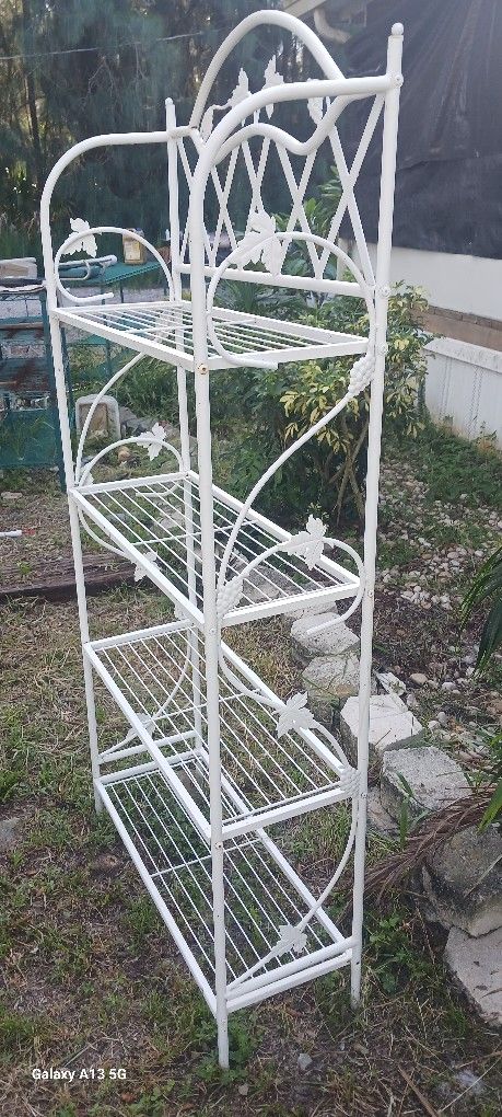 White Metal Shelf