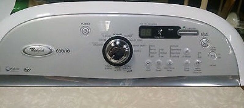 User Control Panel Assembly for Maytag Bravos, Whirlpool Cabrio & Kenmore Oasis Washers