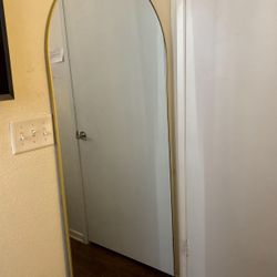 6ft Gold Mirror