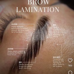 Eyebrow Lamination 