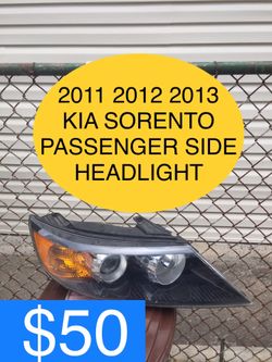 KIA SORENTO 2011 2012 2013 PASSENGER SIDE HEADLIGHT HEADLIGHTS