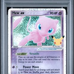 Mew Ex Holo #88 Celebrations 2021 Pokemon - PSA 9
