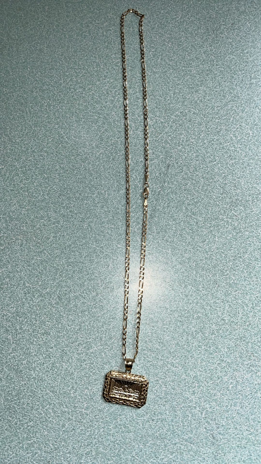14K Chain 10K Pendent 